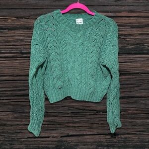 -bundle 3 or more Hippie Rose Knit velour Crop Top